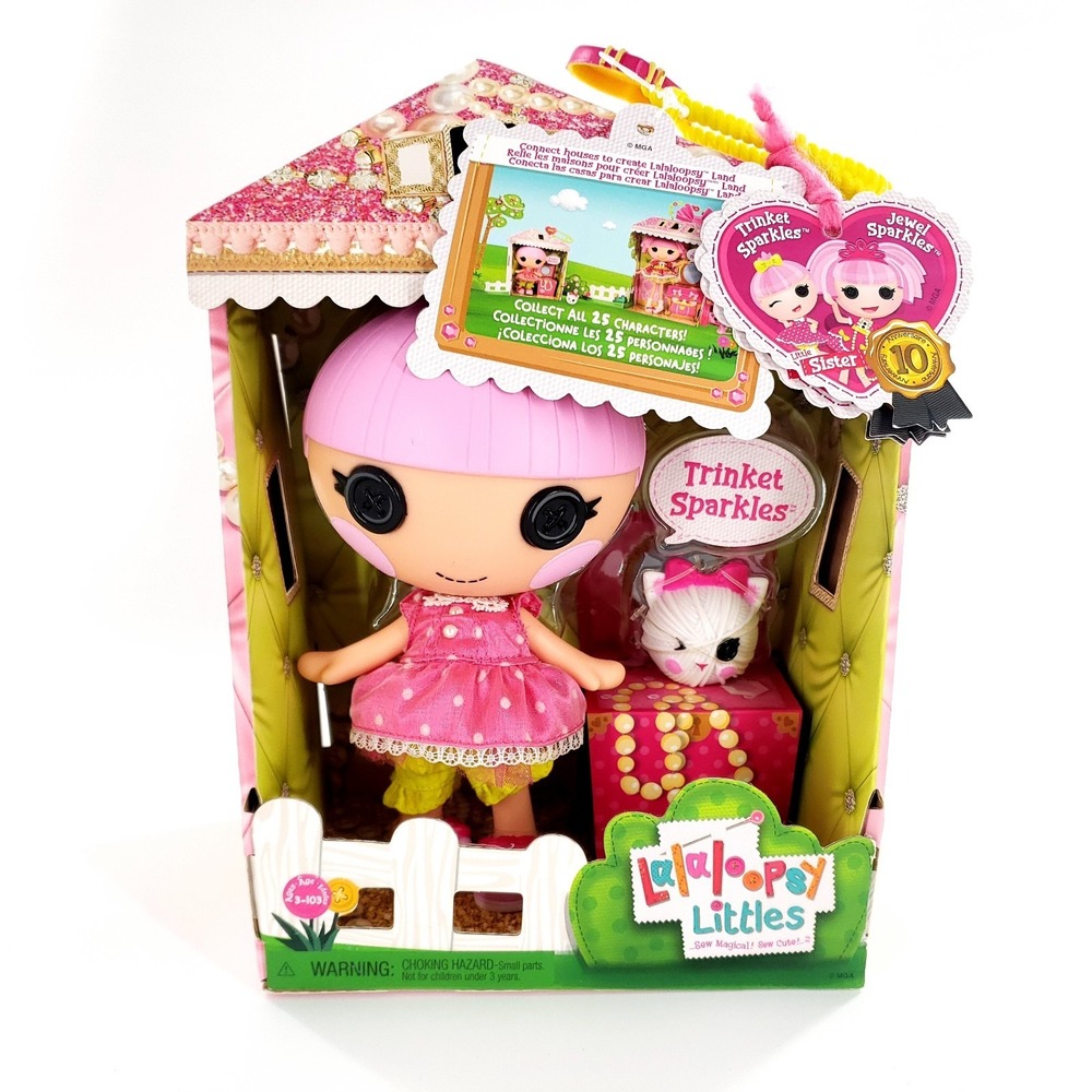 Lalaloopsy Littles Trinket Sparkles 7" Doll 10th Anniversary Edition New Sealed